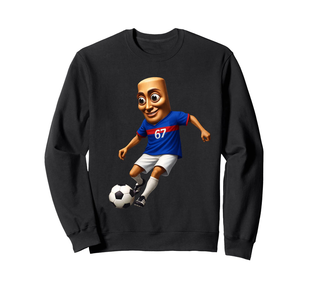 Soccer Number 67 Forward Tung Sahur Sweatshirt - Trendy Graphic Unisex - T-Shirt, Sweatshirt, Hoodie
