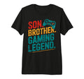 Son Brother Gamer Legend Video Game T-Shirt - Aesthetic Graphic Unisex - T-Shirt, Sweatshirt, Hoodie
