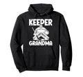 Ice Hockey Keeper Grandma Hockey Goalie Hoodie - Trendy Graphic for Adults - T-Shirt, Sweatshirt, Hoodie