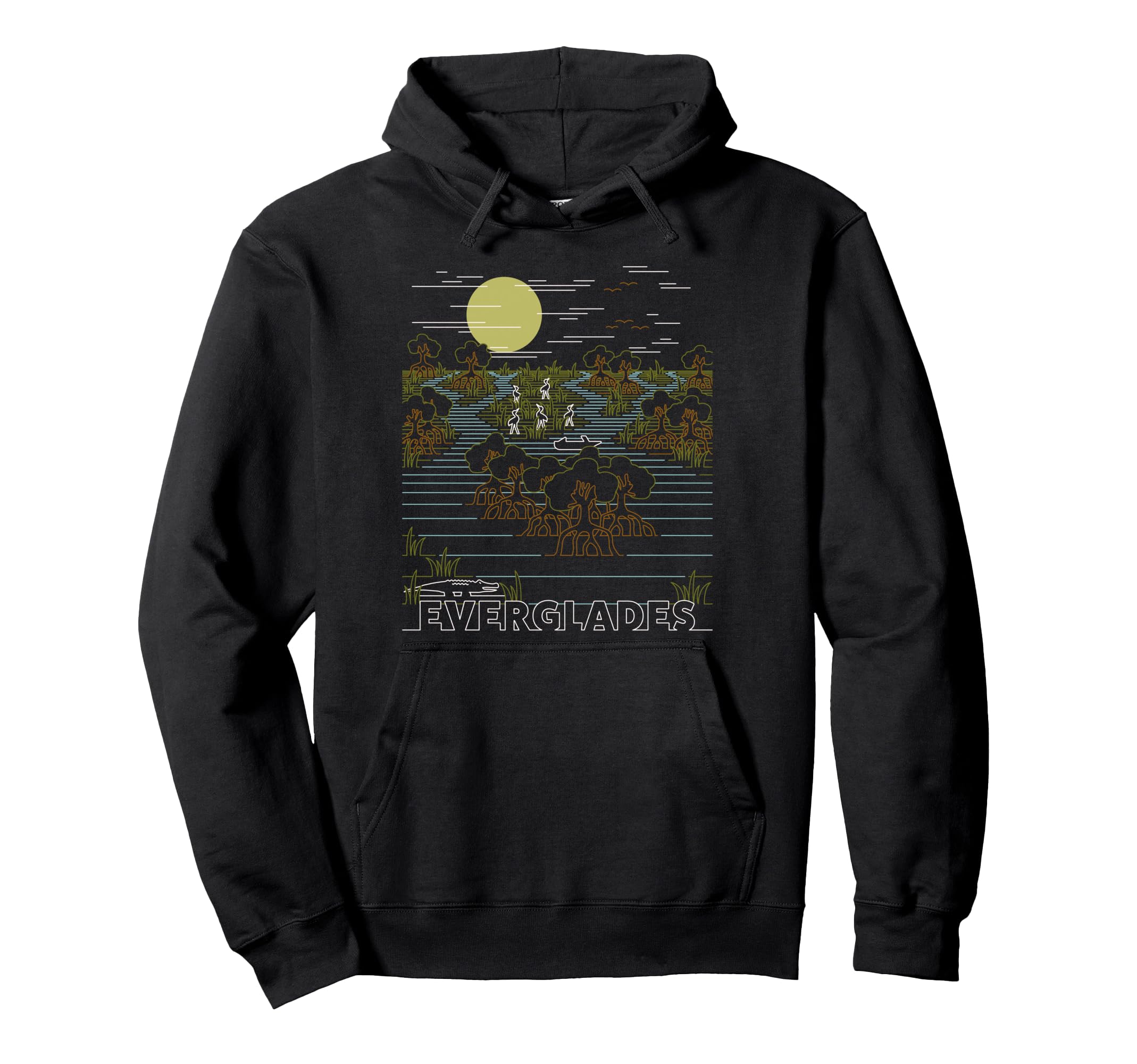Everglades National Park Florida Hoodie - Casual Everyday Wear for Adults - T-Shirt, Sweatshirt, Hoodie