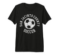 San Jacinto County Soccer Distressed 90S T-Shirt - Graphic Print Men Women - T-Shirt, Sweatshirt, Hoodie