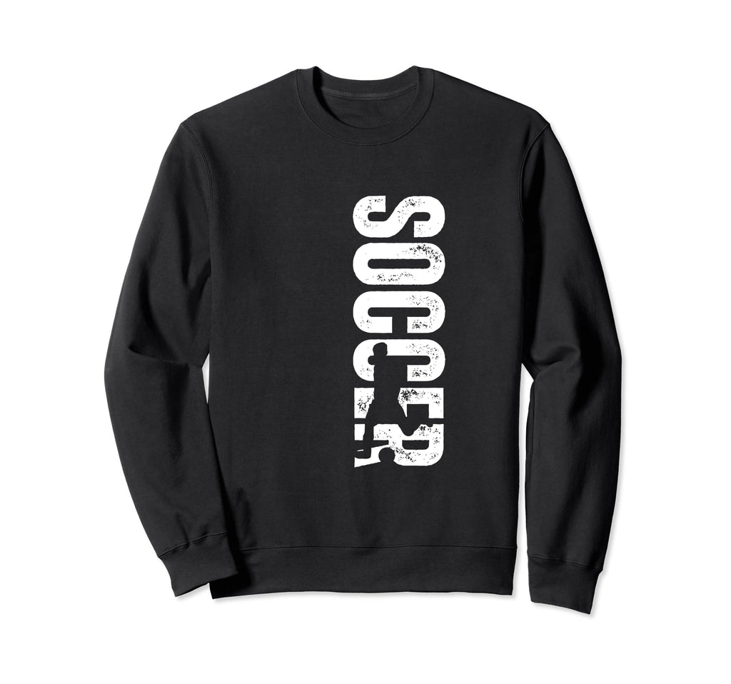 Soccer Coach Distressed Soccer Sweatshirt - Novelty Apparel for Adults - T-Shirt, Sweatshirt, Hoodie