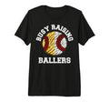 Busy Raising Ballers Funny Baseball T-Shirt - Unique Graphic Unisex - T-Shirt, Sweatshirt, Hoodie