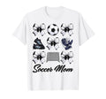 Soccer Mama Bow Soccer Mom Mommy Mothers T-Shirt - Unique Graphic Unisex - T-Shirt, Sweatshirt, Hoodie