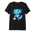 Funny Axolotl Soccer Player T-Shirt - Custom Art Print for Adults - T-Shirt, Sweatshirt, Hoodie