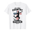 Mens God Family Country Soccer T-Shirt - Aesthetic Graphic Unisex - T-Shirt, Sweatshirt, Hoodie