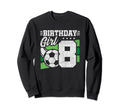 Soccer Birthday Party 8 Year Old 8Th Sweatshirt - Custom Art Print Unisex - T-Shirt, Sweatshirt, Hoodie