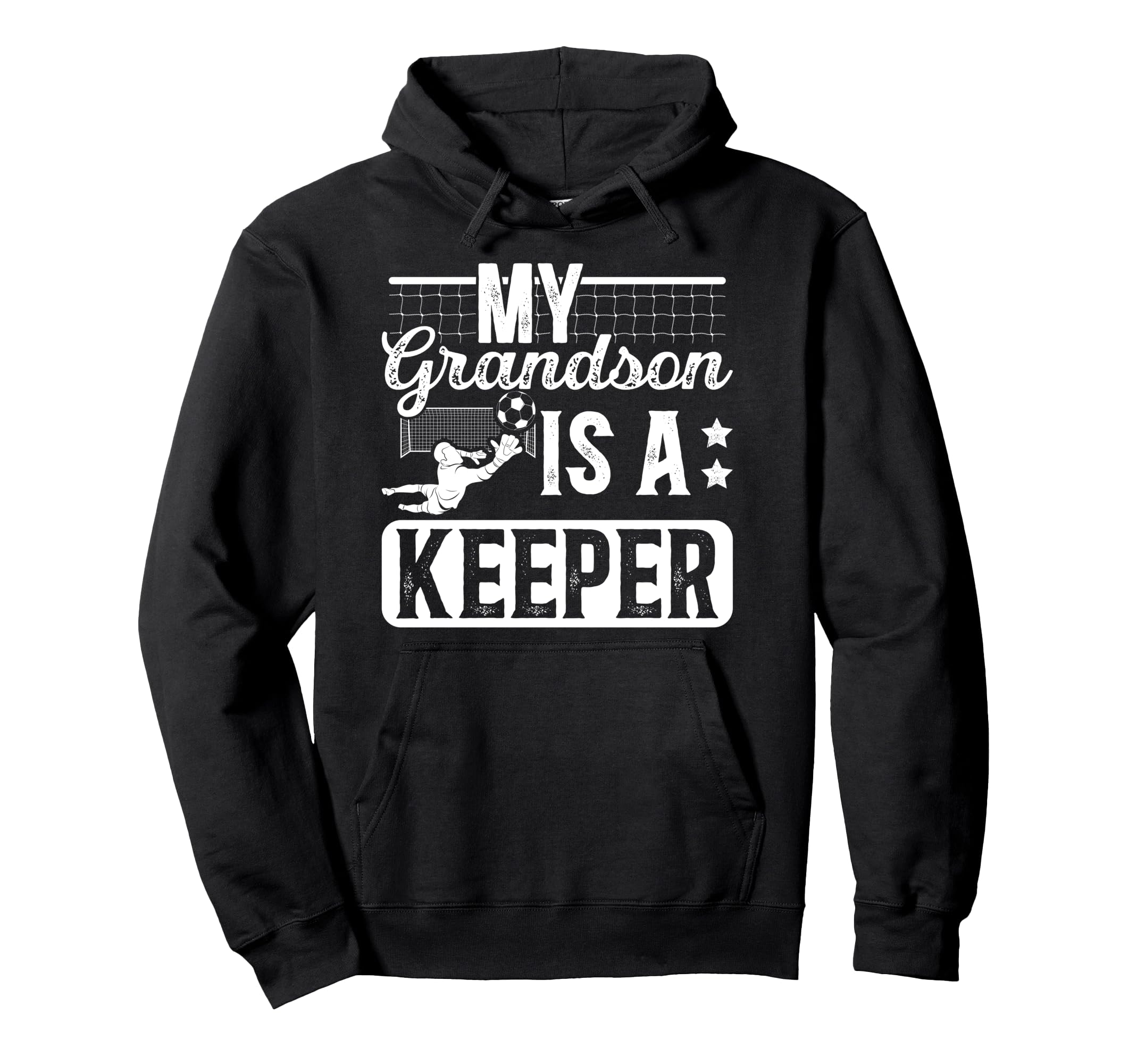 Proud Soccer Keeper Papaw Soccer Hoodie - Novelty Apparel for Adults - T-Shirt, Sweatshirt, Hoodie