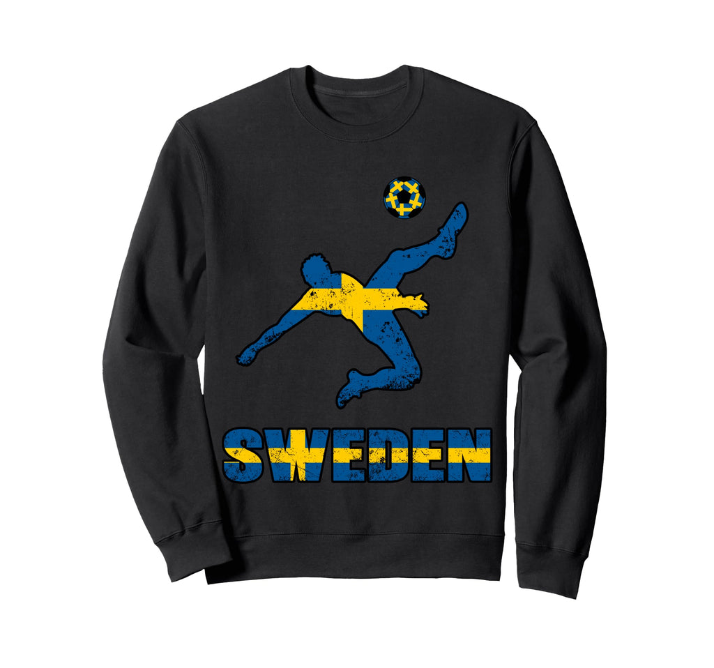 Sweden Football Soccer Game Player Sweatshirt - Trendy Graphic Men Women - T-Shirt, Sweatshirt, Hoodie