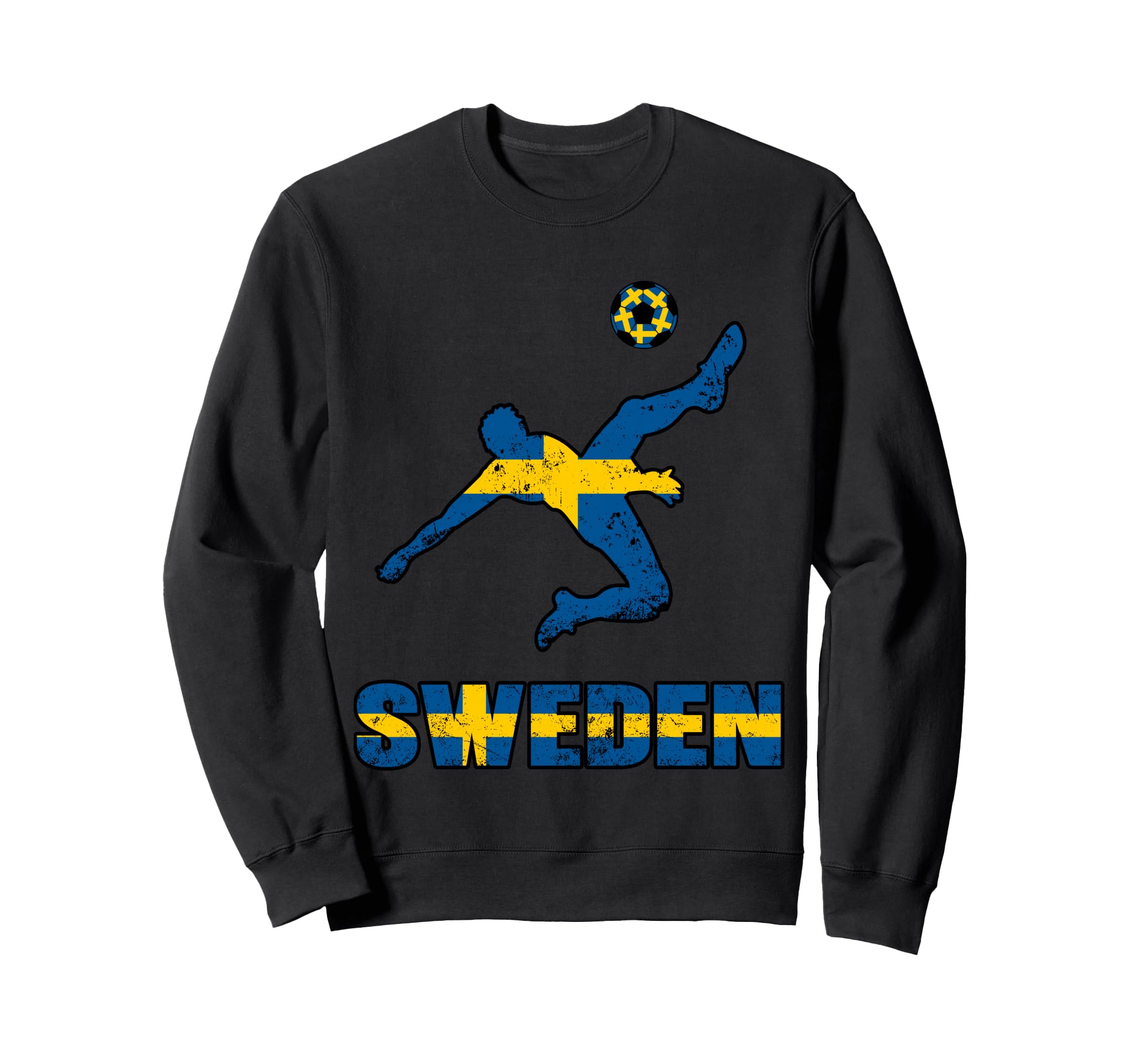 Sweden Football Soccer Game Player Sweatshirt - Trendy Graphic Men Women - T-Shirt, Sweatshirt, Hoodie