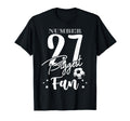 Number 27 Biggest Fan Soccer Player T-Shirt - Novelty Apparel for Adults - T-Shirt, Sweatshirt, Hoodie
