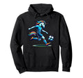 Footballer Unicorn Fans Soccer Team Hoodie - Minimalist Print for Adults - T-Shirt, Sweatshirt, Hoodie