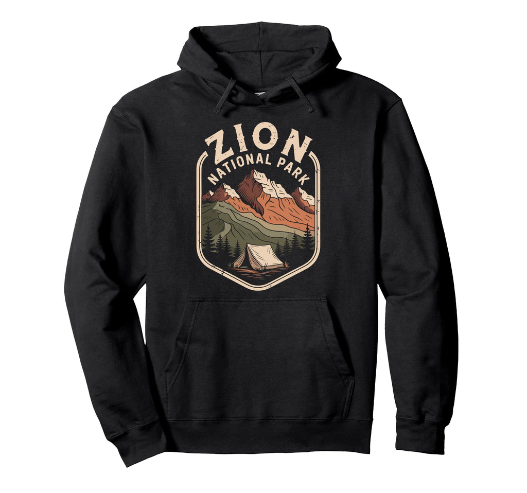 Zion Coordinates Utah National Park Hoodie - Novelty Apparel Unisex - T-Shirt, Sweatshirt, Hoodie