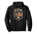 Zion Coordinates Utah National Park Hoodie - Novelty Apparel Unisex - T-Shirt, Sweatshirt, Hoodie
