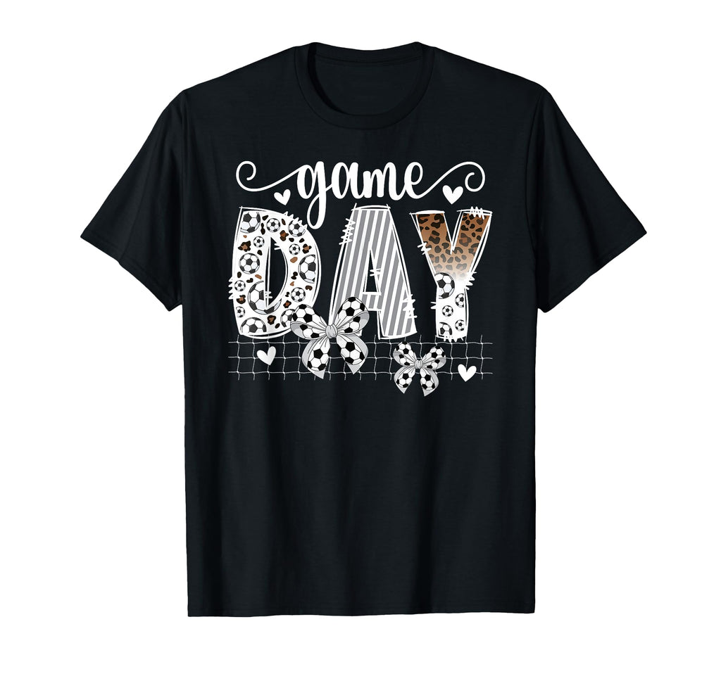 Game Day Soccer Coquette Soccer Game T-Shirt - Minimalist Print Men Women - T-Shirt, Sweatshirt, Hoodie