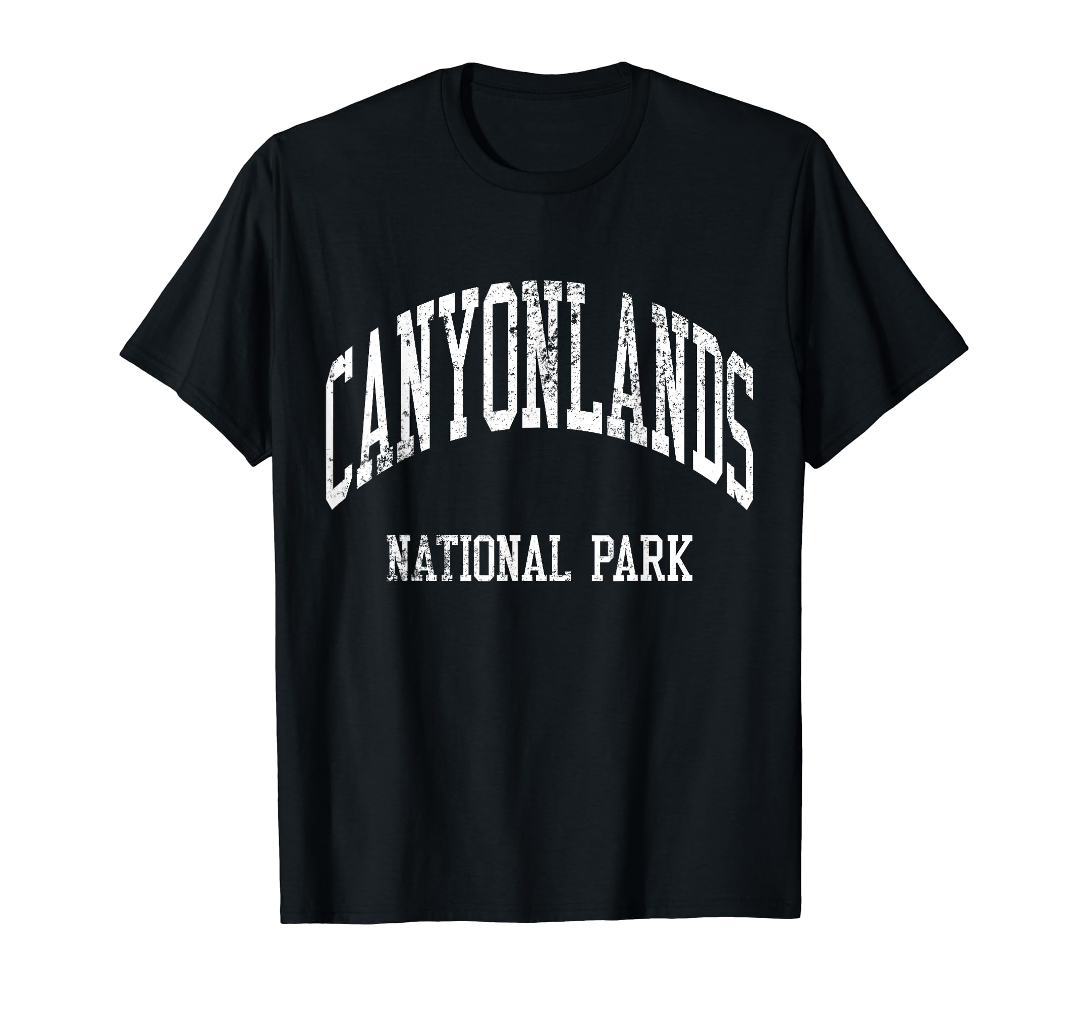 Canyonlands National Park 70S College T-Shirt - Novelty Apparel for Adults - T-Shirt, Sweatshirt, Hoodie