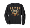 Soccer Ball Leopard Sweatshirt - Streetwear Style for Adults - T-Shirt, Sweatshirt, Hoodie