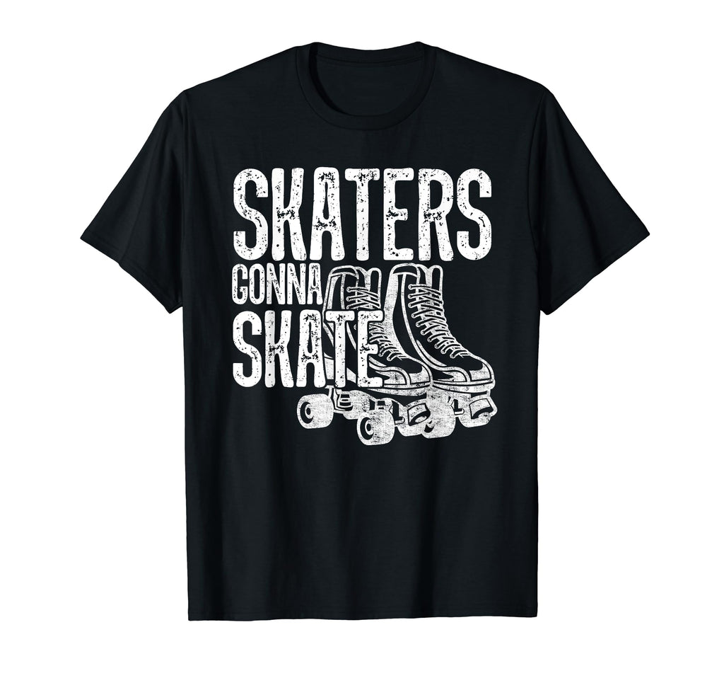 Skaters Gonna Skate Roller Derby T-Shirt - Custom Art Print for Adults - T-Shirt, Sweatshirt, Hoodie