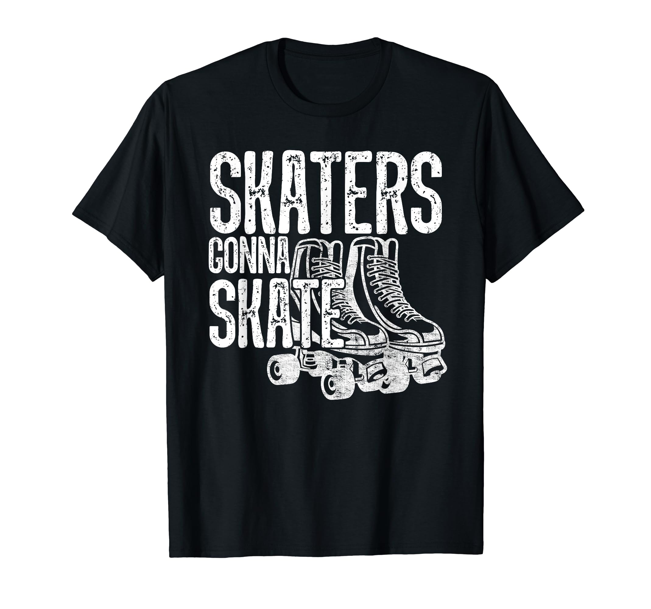 Skaters Gonna Skate Roller Derby T-Shirt - Custom Art Print for Adults - T-Shirt, Sweatshirt, Hoodie