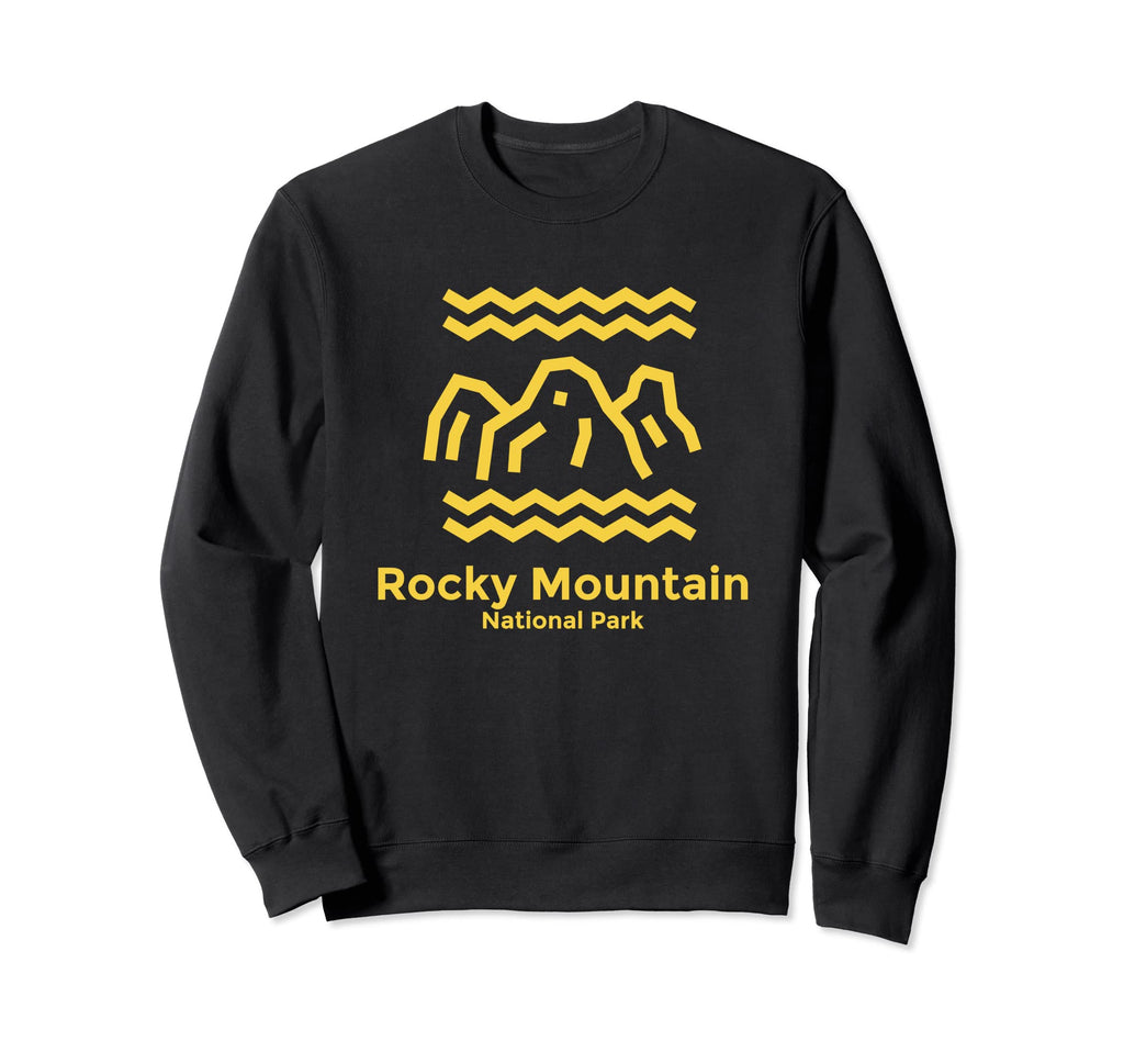 Rocky Mountain National Park Colorado Sweatshirt - Unique Graphic Unisex - T-Shirt, Sweatshirt, Hoodie