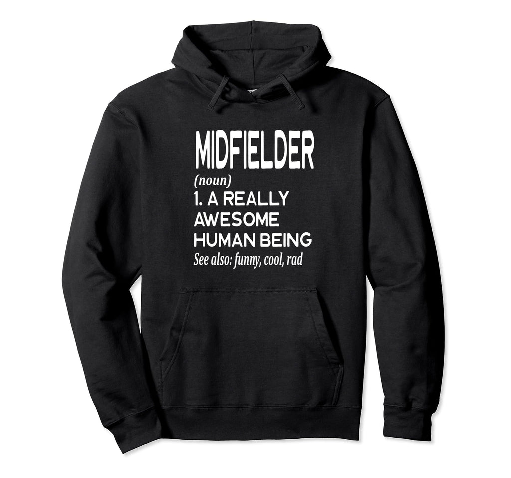 Soccer Player Definition Funny Hoodie - Minimalist Print Men Women - T-Shirt, Sweatshirt, Hoodie