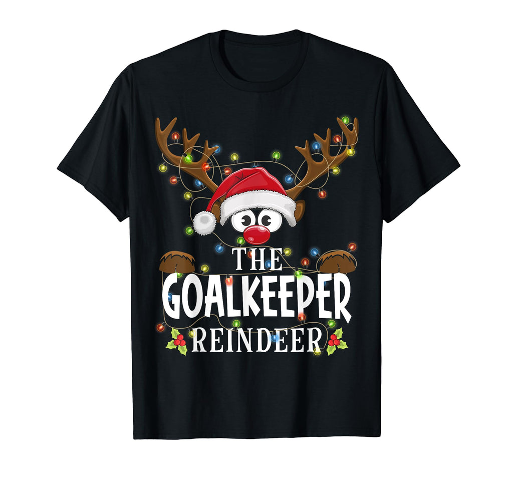 Matching Goalkeeper Reindeer T-Shirt - Casual Everyday Wear for Adults - T-Shirt, Sweatshirt, Hoodie