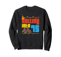 Rolling Into 75 Roller Skate 75Th Sweatshirt - Graphic Print for Adults - T-Shirt, Sweatshirt, Hoodie