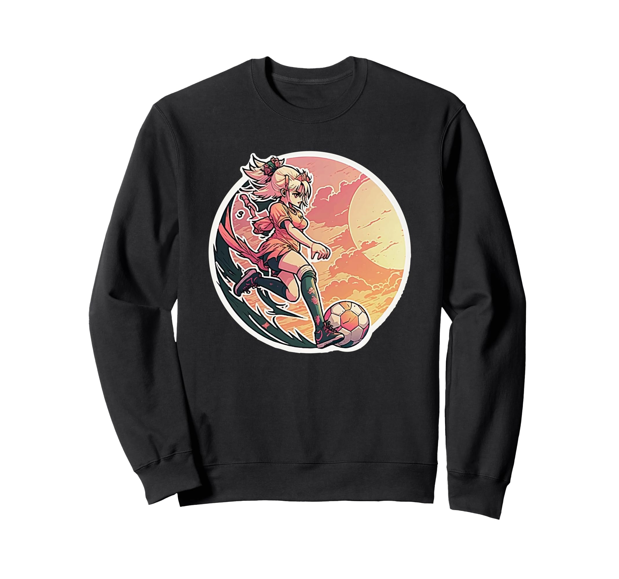 Soccer Anime Manga Soccer Outfit Sweatshirt - Custom Art Print for Adults - T-Shirt, Sweatshirt, Hoodie
