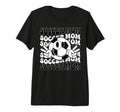 Groovy Soccer Mom Smile Face Leopard T-Shirt - Streetwear Style Unisex - T-Shirt, Sweatshirt, Hoodie