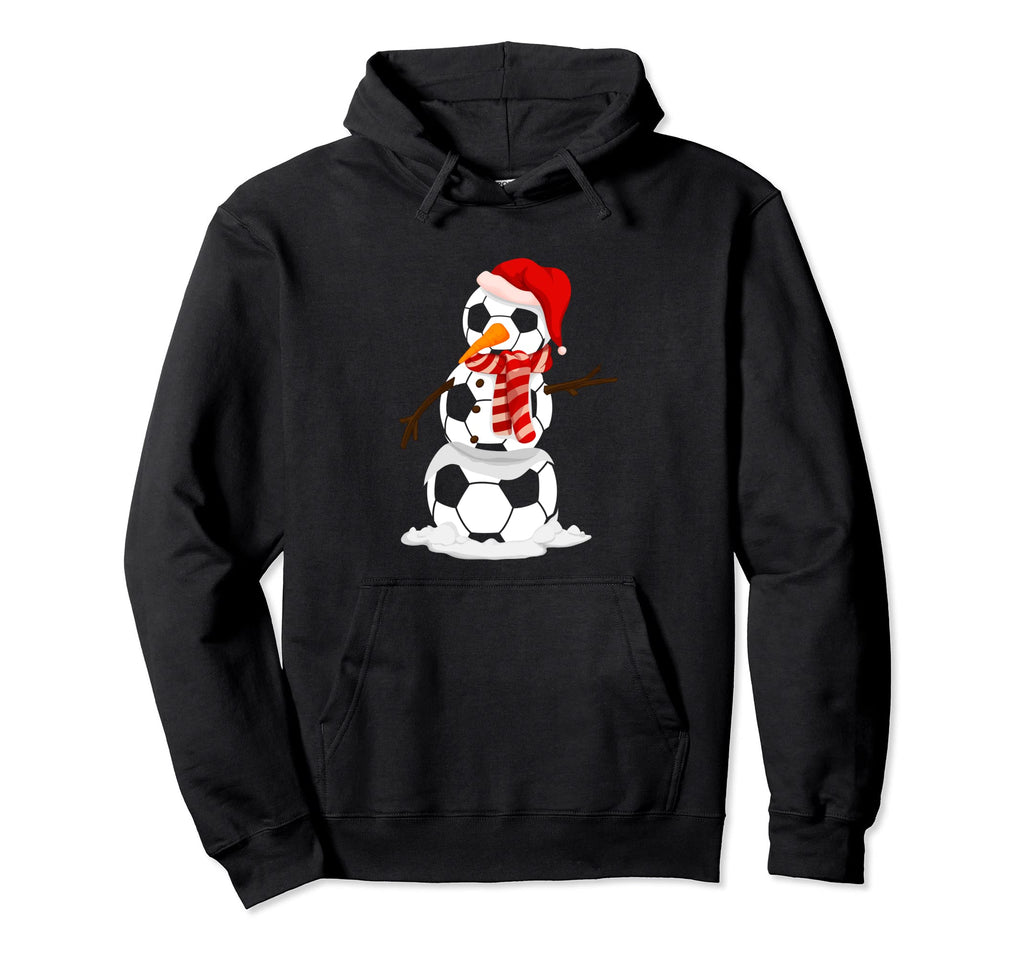 Soccer Snowman Players Fans And Coaches Hoodie - Novelty Apparel Men Women - T-Shirt, Sweatshirt, Hoodie