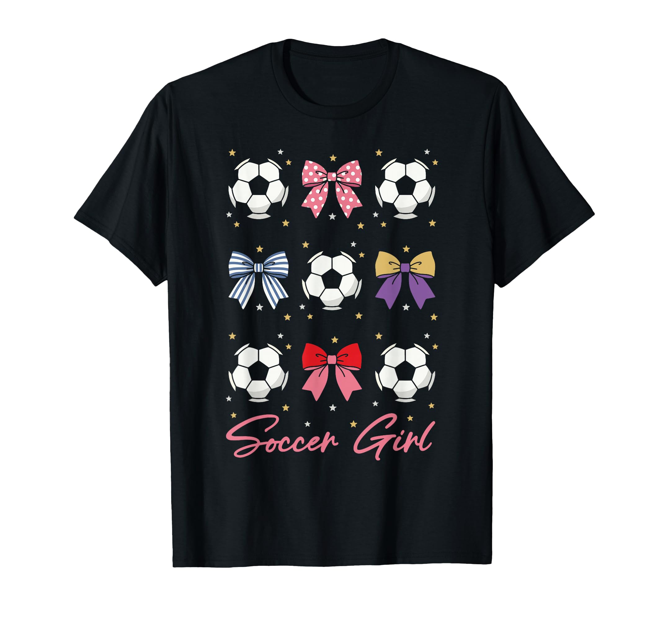 Soccer Bow Soccer T-Shirt - Custom Art Print Men Women - T-Shirt, Sweatshirt, Hoodie
