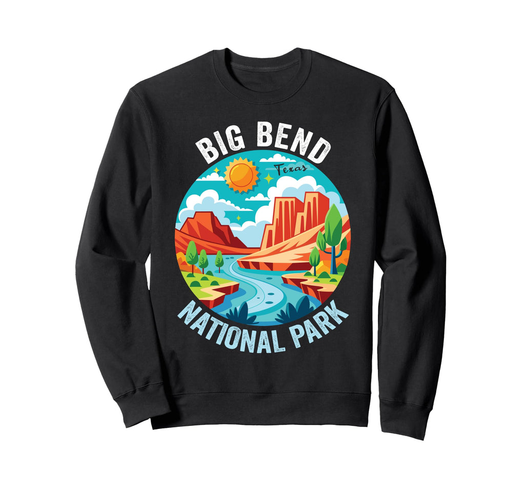 Big Bend National Park Texas Sweatshirt - Graphic Print for Adults - T-Shirt, Sweatshirt, Hoodie
