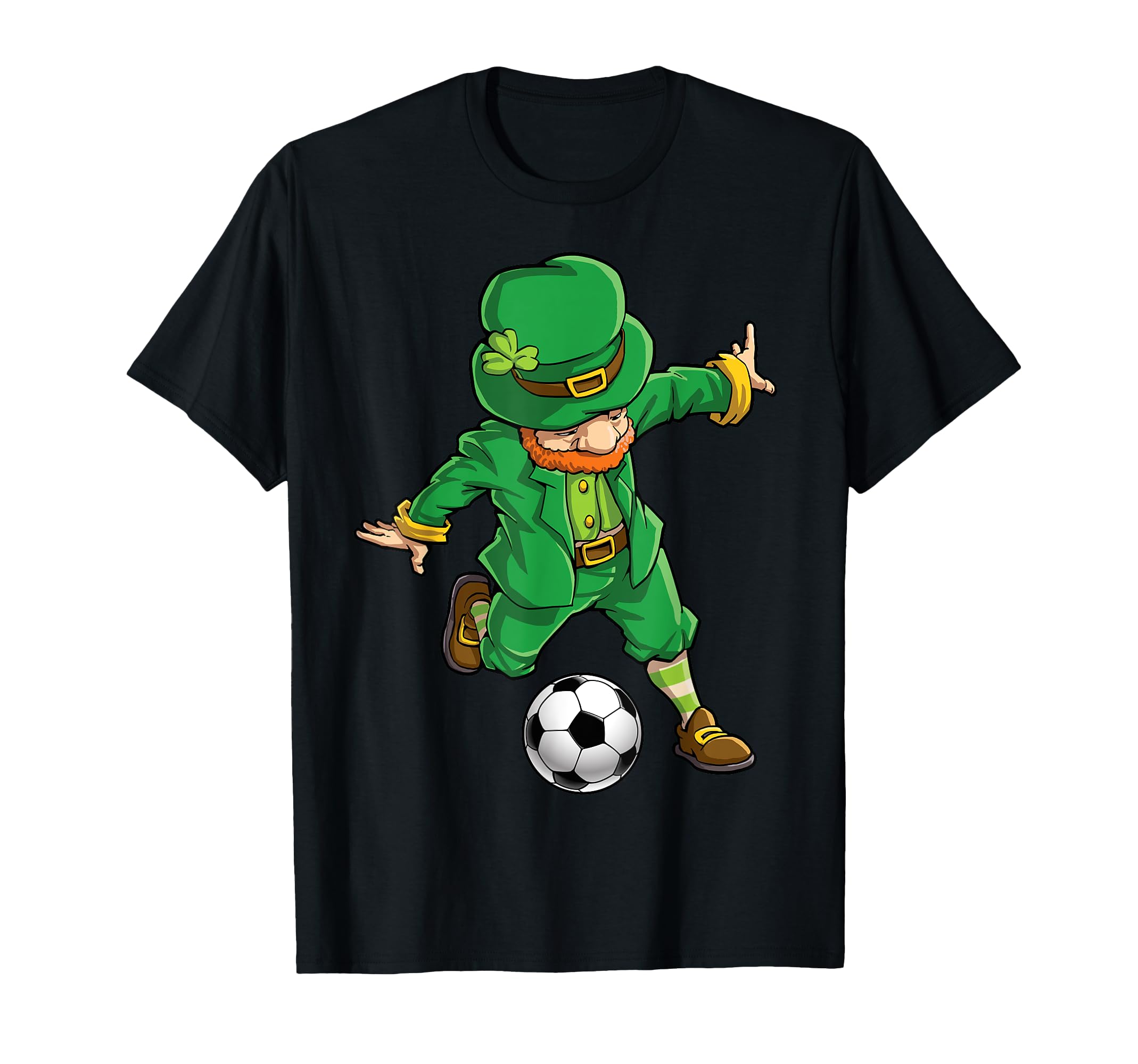 Soccer Leprechaun St Patricks Day Sports T-Shirt - Trendy Graphic Men Women - T-Shirt, Sweatshirt, Hoodie