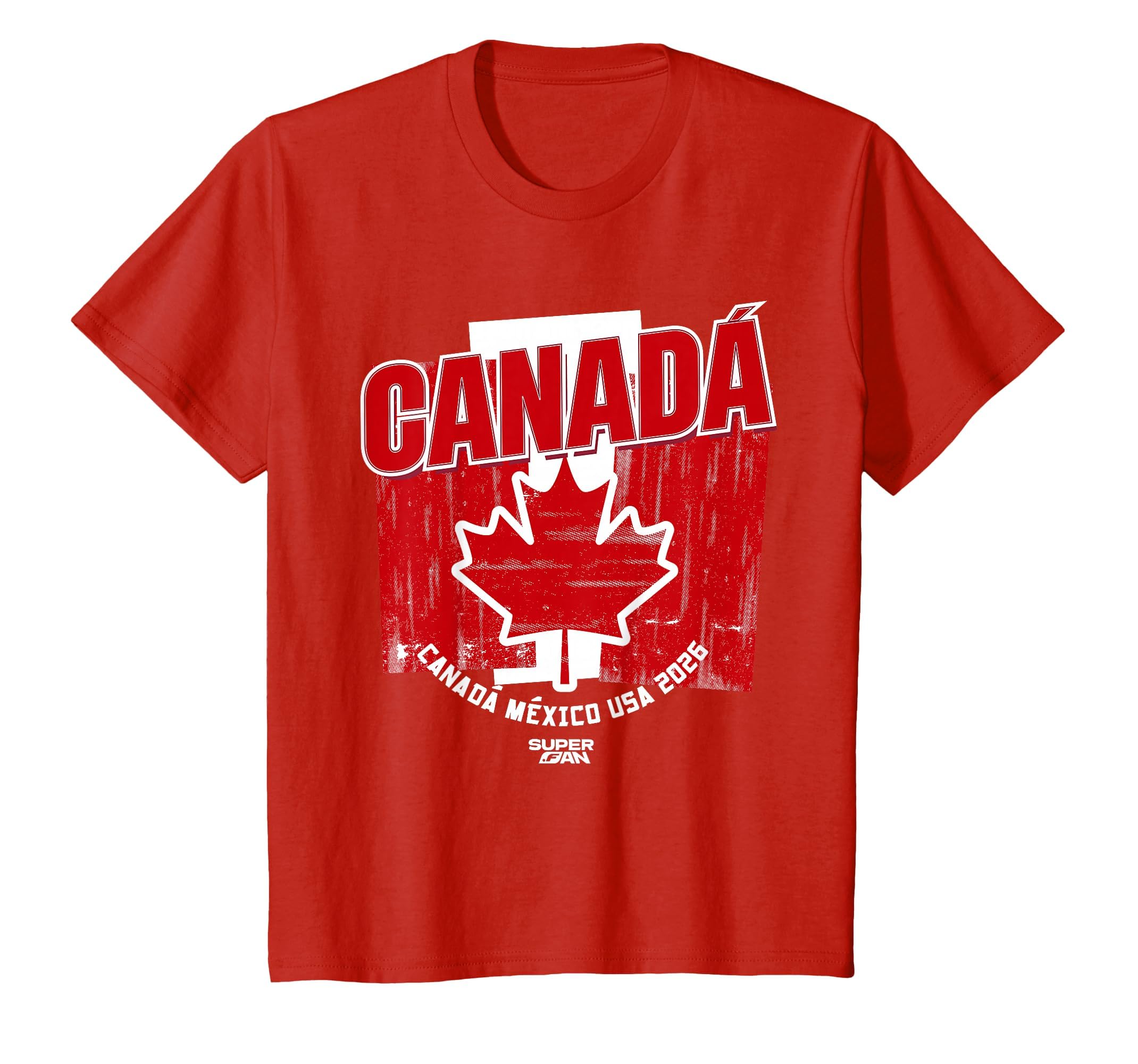 Superfan Canada National Pride Maple T-Shirt - Trendy Graphic for Adults - T-Shirt, Sweatshirt, Hoodie