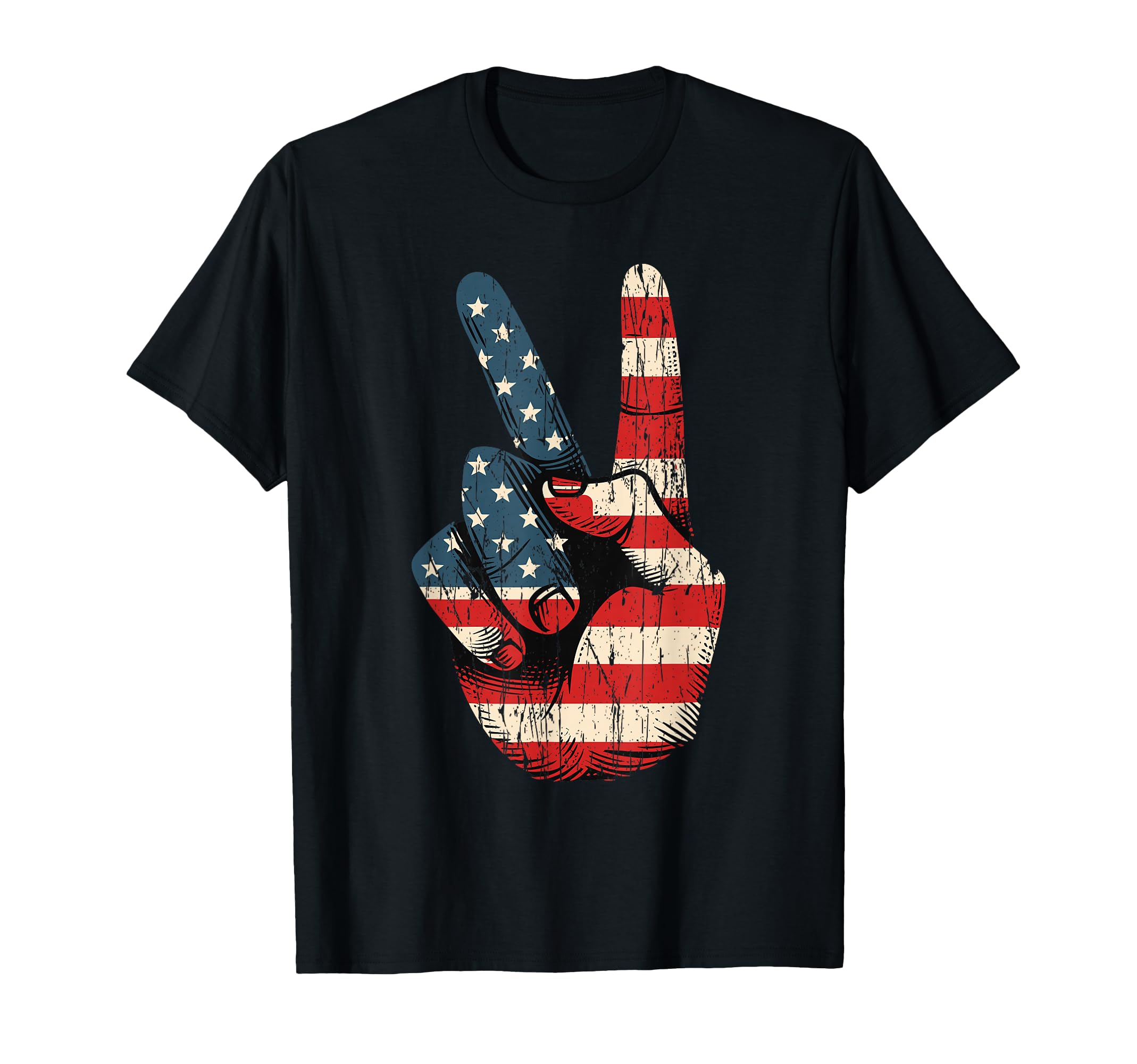 Peace Sign 60S 70S Hippie T-Shirt - Trendy Graphic for Adults - T-Shirt, Sweatshirt, Hoodie