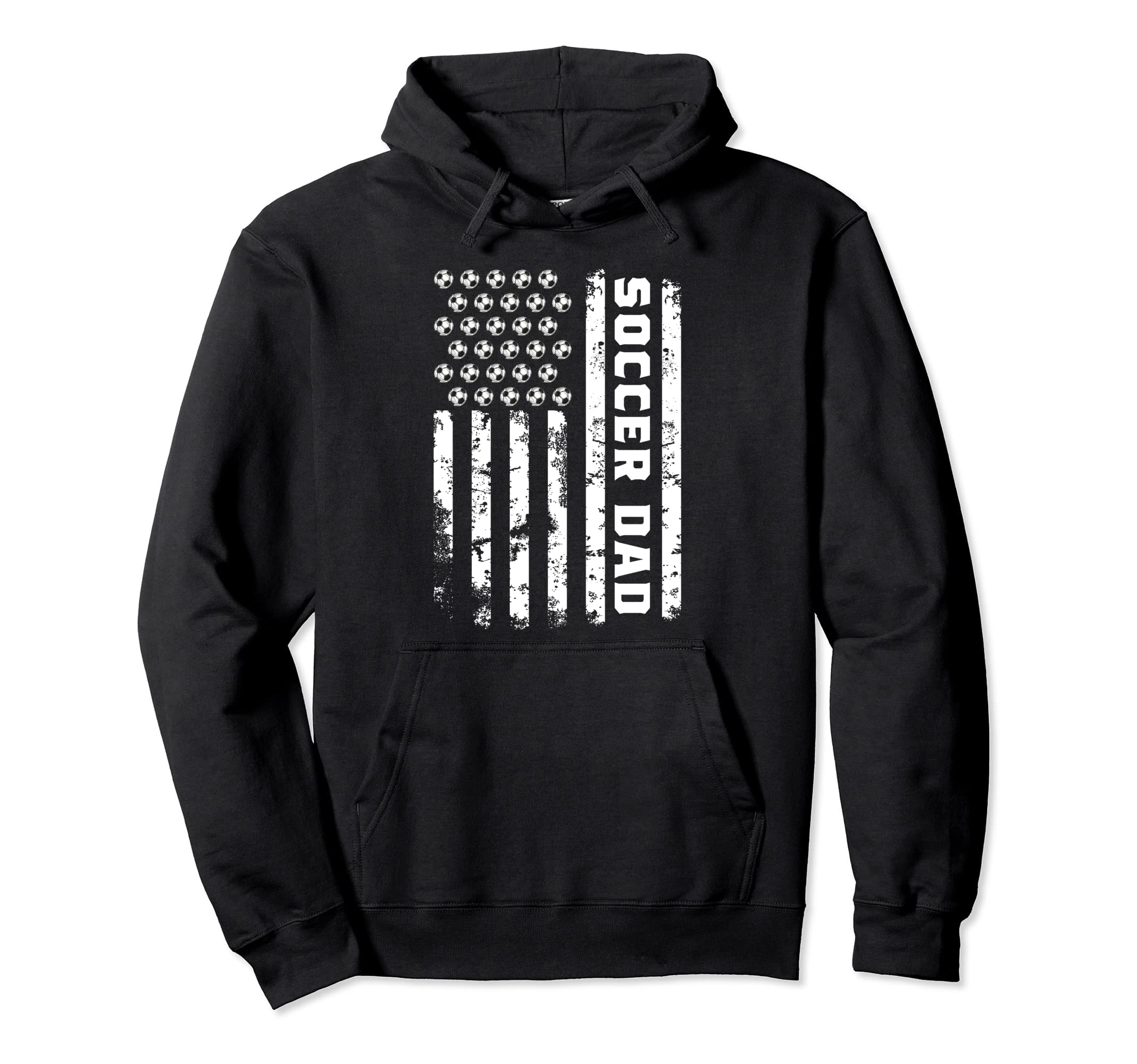 Soccer Dad Us Flag Soccer Lovers Sport Hoodie - Custom Art Print Unisex - T-Shirt, Sweatshirt, Hoodie
