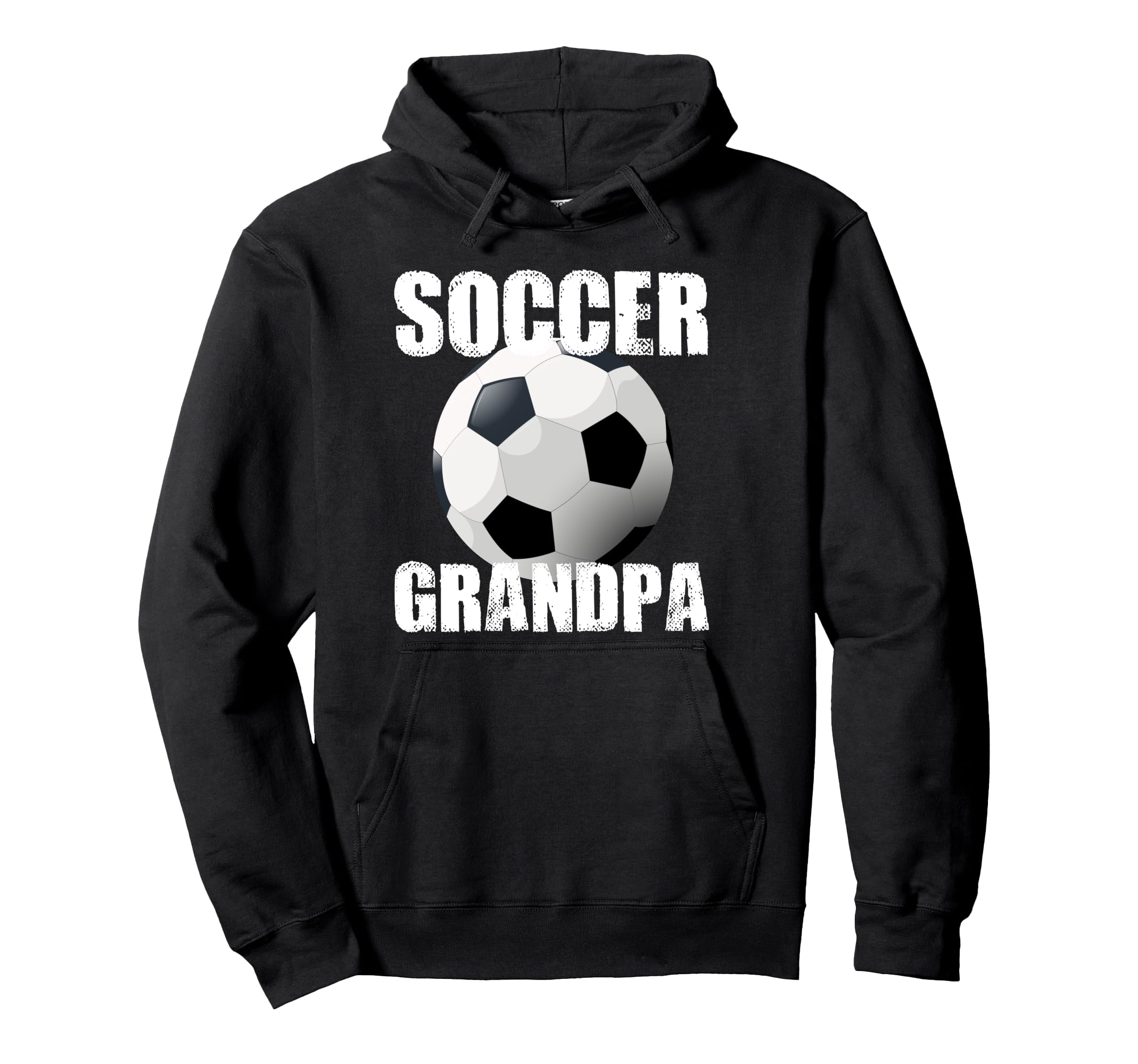 Soccer Grandpa Grandfather Football Hoodie - Minimalist Print for Adults - T-Shirt, Sweatshirt, Hoodie