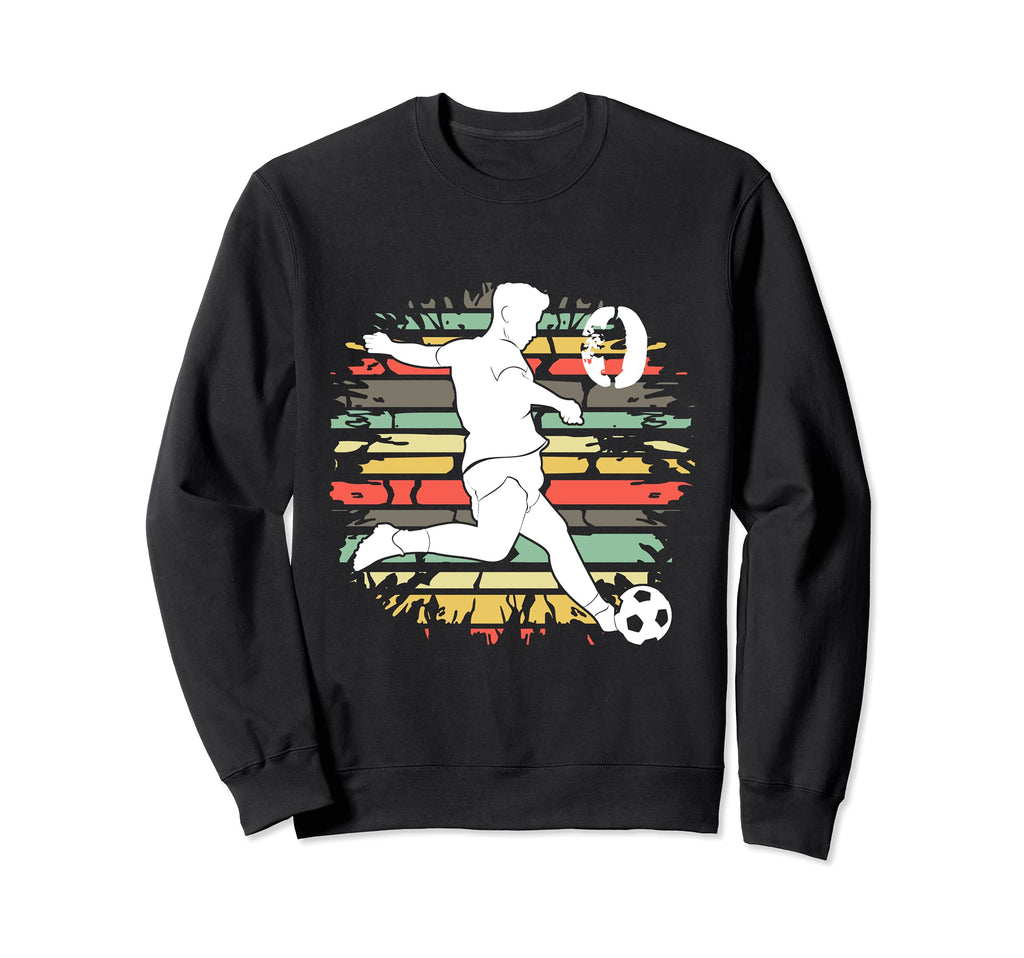 Sunset Soccer Number Zero Sweatshirt - Fun Novelty Design for Adults - T-Shirt, Sweatshirt, Hoodie