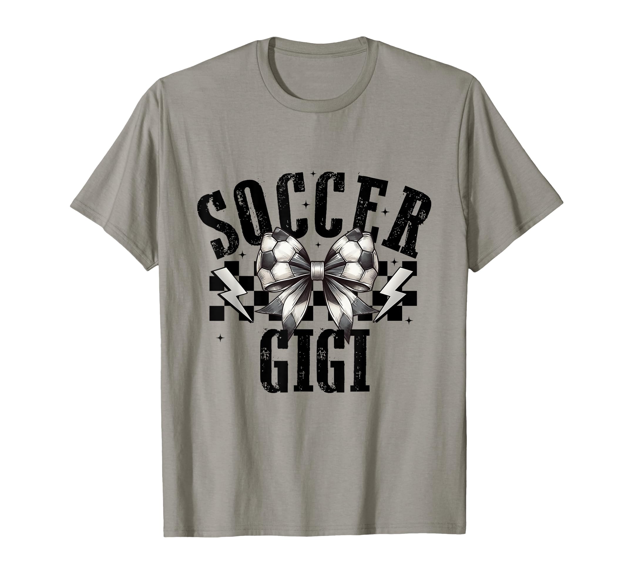 Soccer Gigi Groovy Soccer Coquette T-Shirt - Fun Novelty Design for Adults - T-Shirt, Sweatshirt, Hoodie