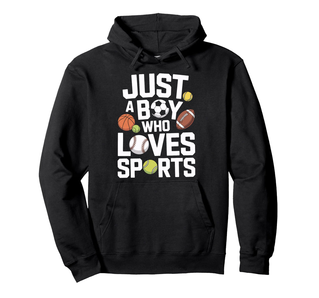 Just Who Loves Sports Soccer Baseball Hoodie - Casual Everyday Wear Unisex - T-Shirt, Sweatshirt, Hoodie