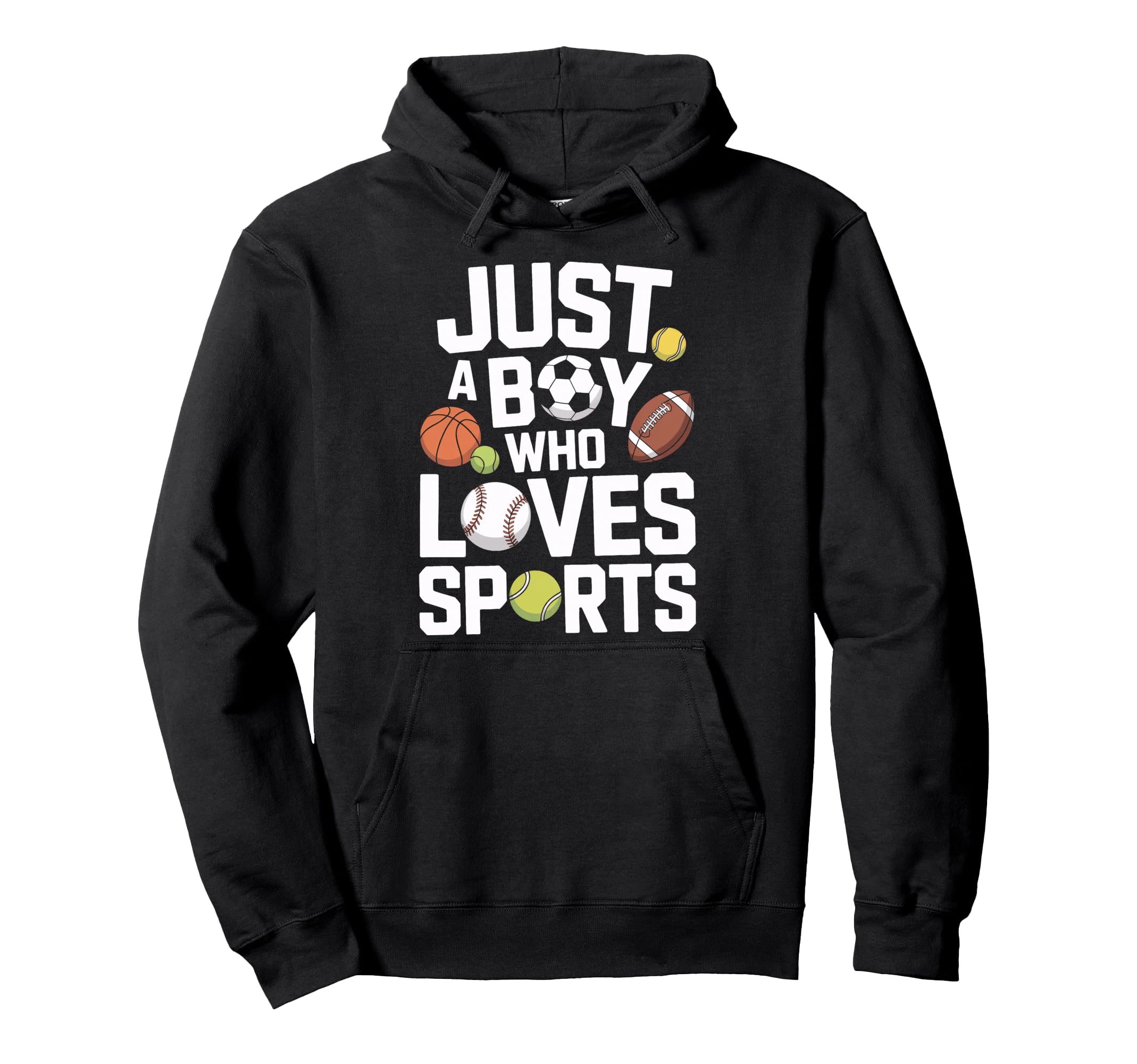 Just Who Loves Sports Soccer Baseball Hoodie - Casual Everyday Wear Unisex - T-Shirt, Sweatshirt, Hoodie