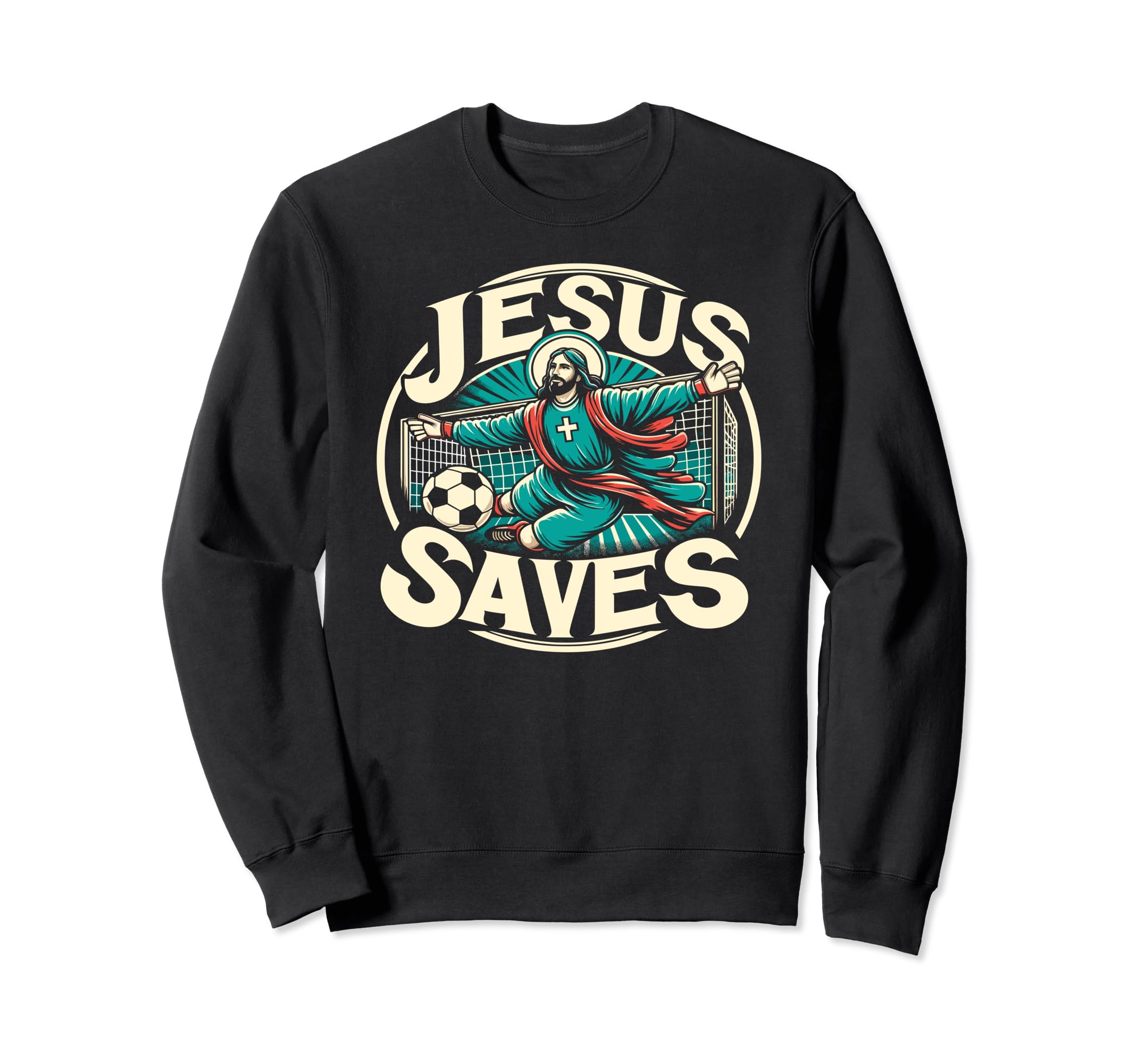 C J S Religious Christian Soccer Sweatshirt - Aesthetic Graphic Unisex - T-Shirt, Sweatshirt, Hoodie