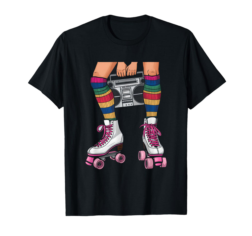 Rollerskates Cassette 80S Roller T-Shirt - Minimalist Print Men Women - T-Shirt, Sweatshirt, Hoodie