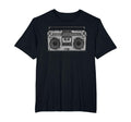 Old School Hip Hop 90S Nostalgia Boombox T-Shirt - Streetwear Style Unisex - T-Shirt, Sweatshirt, Hoodie