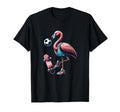 Flamingo Skater Soccer Ball And T-Shirt - Minimalist Print Unisex - T-Shirt, Sweatshirt, Hoodie