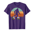 Roller Disco Big Foot Sasquatch Yeti T-Shirt - Graphic Print for Adults - T-Shirt, Sweatshirt, Hoodie