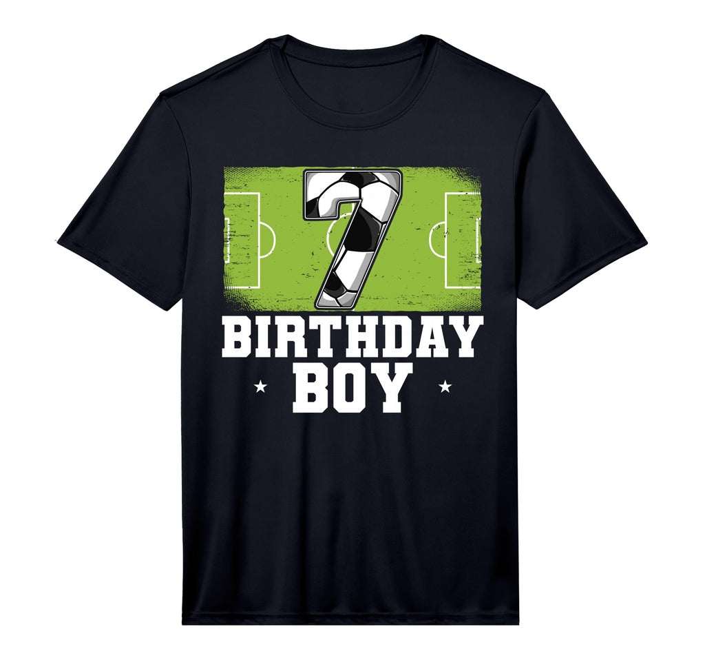 7Th Birthday Soccer Performance T-Shirt - Fun Novelty Design for Adults - T-Shirt, Sweatshirt, Hoodie
