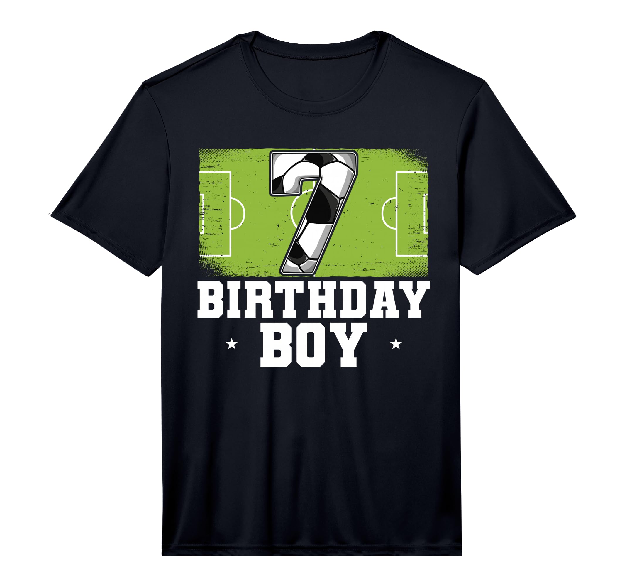 7Th Birthday Soccer Performance T-Shirt - Fun Novelty Design for Adults - T-Shirt, Sweatshirt, Hoodie