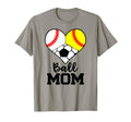 Ball Mom Funny Baseball Softball T-Shirt - Custom Art Print for Adults - T-Shirt, Sweatshirt, Hoodie