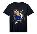 Dabbing Soccer Bosnia Herzegovina T-Shirt - Minimalist Print Unisex - T-Shirt, Sweatshirt, Hoodie